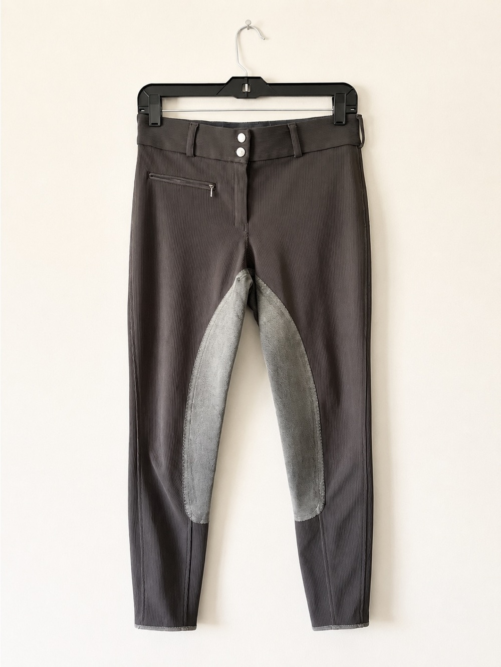TuffRider Ladies Size 28 Charcoal Full Seat Low Rise Riding Breeches